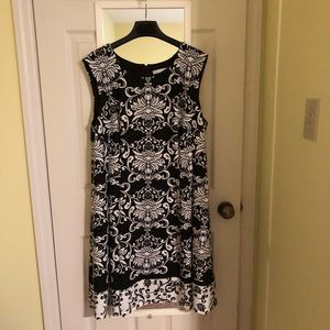 Black and white dress. Dia & Co. Worn once.